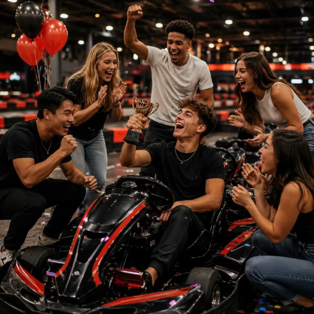 Cumpleaños en Contender Go-Karts